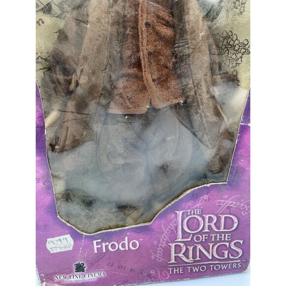Vintage 2002 FRODO BAGGINS Lord of the Rings Toy Figure New In Box - Picture 4 of 10